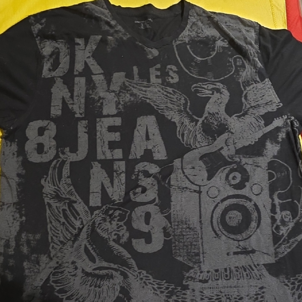 DKNY Black Graphic Tee - Short Sleeve